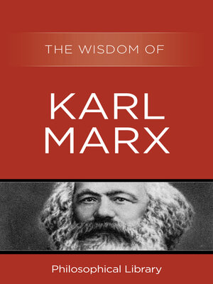 cover image of The Wisdom of Karl Marx